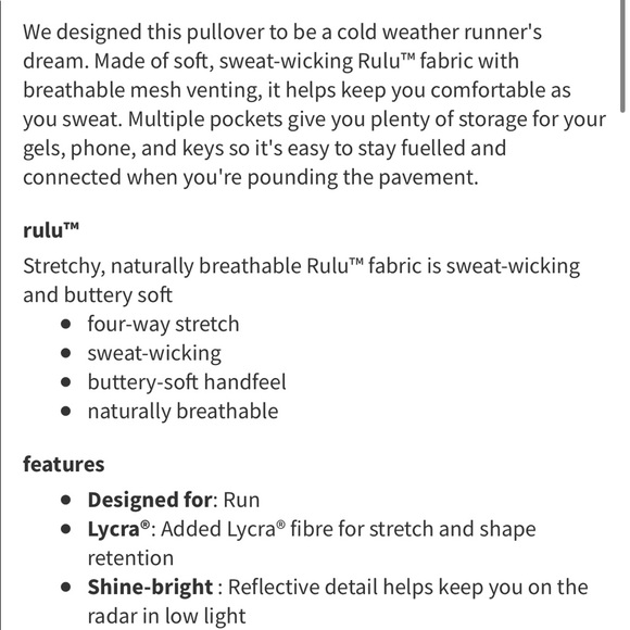 Lululemon Base Runner 1/2 Zip *Heathered Blue Size 6 - Picture 5 of 10